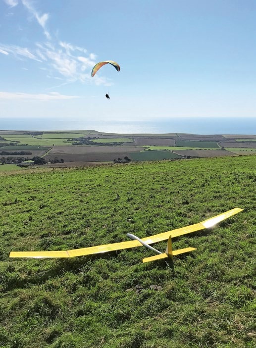 SLOPE SOARING AUF DER SCHÖNEN Isle of Wight