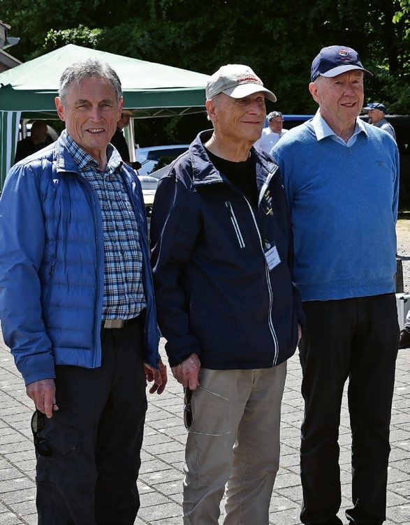 Initianten (v.l.): Ludwig Retzbach, Verfasser des ersten MFS-Berichts 2019, Emil Giezendanner, Organisator, und Arnim Selinka, Kenner und Förderer der internationalen VTOL-Szene.
