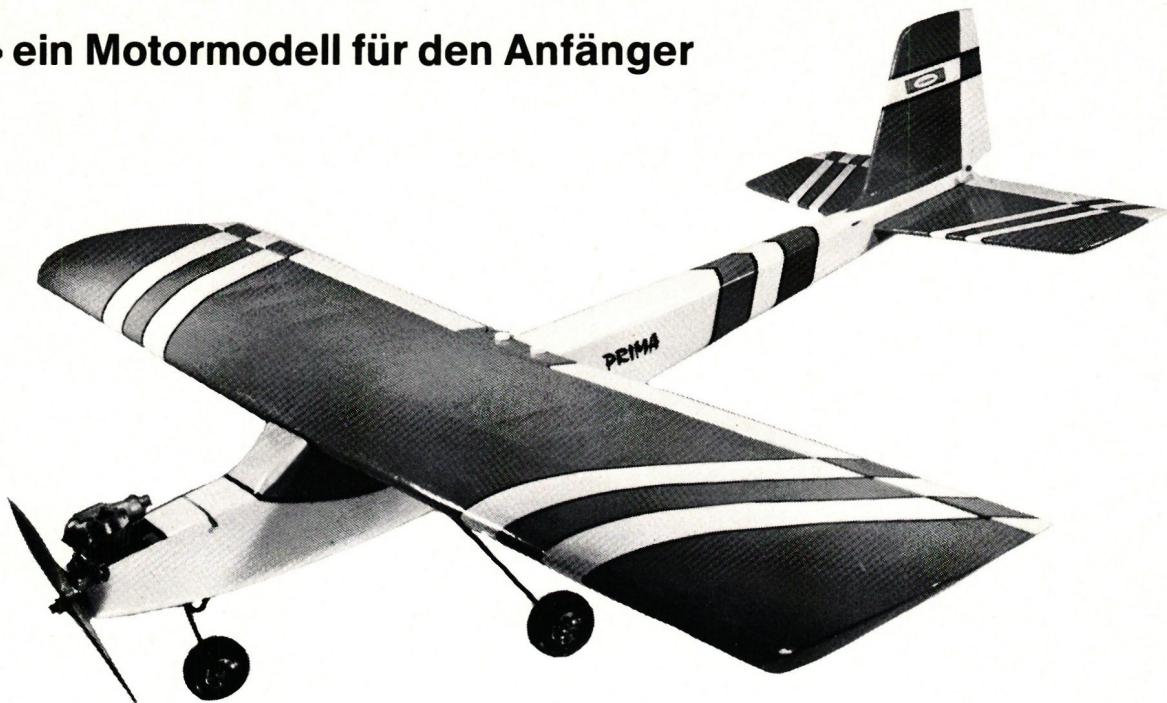 «Prima» – ein Motormodell für den Anfänger