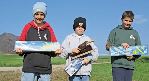 Rangliste Schüler: 1. Rang: Bürgi Lorenz, 2. Rang: Bürgi Simon, 3. Rang: Kofmel Simon.