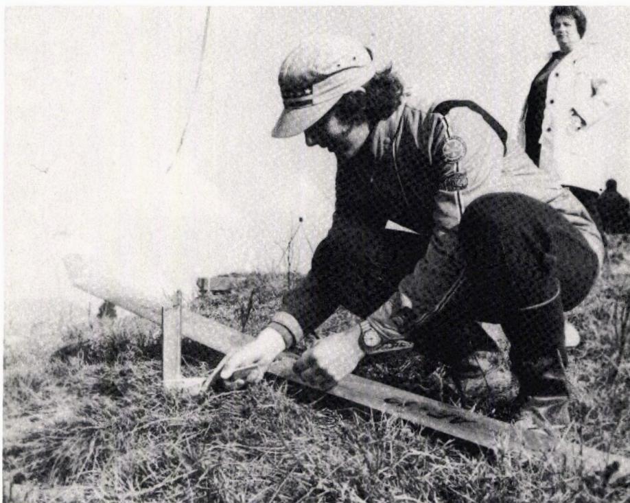 Heinz Schneebei, Affoltern (14. Rang) mit dem abgeänderten Kö-C Modell. Schneebei ist Silbermedaillengewinner der Europameisterschaft 1974 in Melchingen/BRD