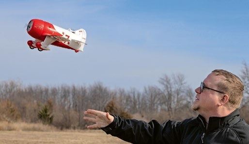 E-FLITE UMX GEE BEE R-2 510 MM BNF BASIC WITH AS3X AND SAFE SELECT