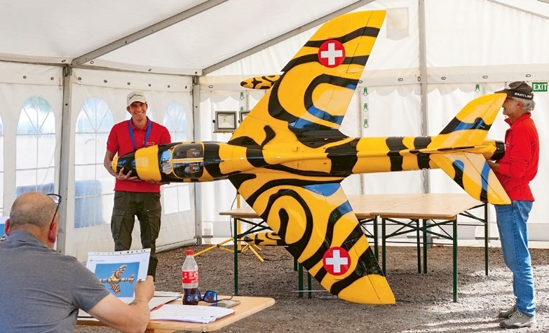 Eine erfolgreiche Jet-WM für das Swiss-Jet-Scale-Team