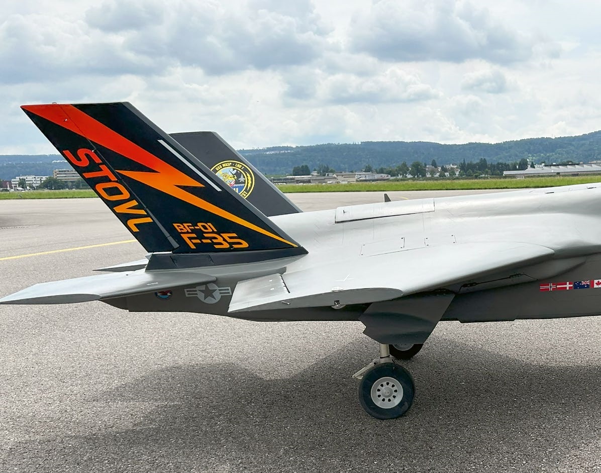 Herausforderung F-35 B Lightning II im Massstab 1:5